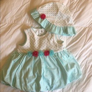 6m little me bubble and hat